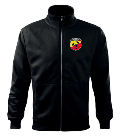 Mikina zips ABARTH, čierna