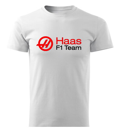 Tričko HAAS F1 Team, biele