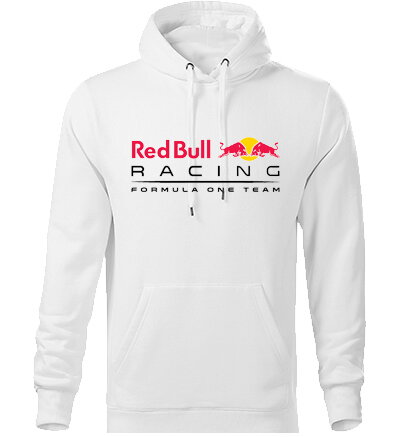 Mikina s kapucňou Red Bull RACING, biela