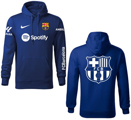 Mikina BARCELONA šport, modrá