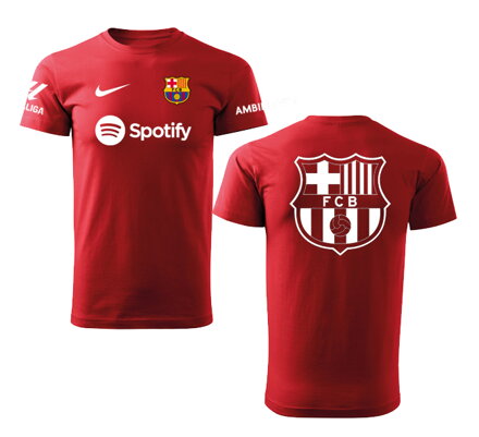 Tričko BARCELONA šport, červené