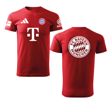 Tričko FC BAYERN šport, červené
