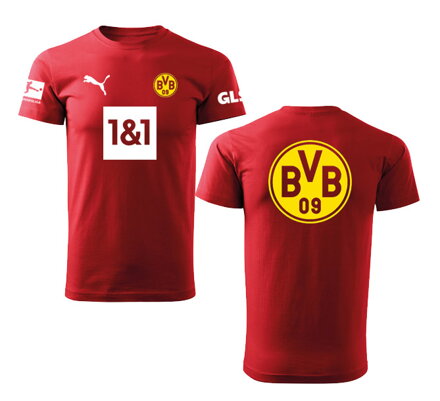 Tričko BORUSIA DORTMUND šport, červené