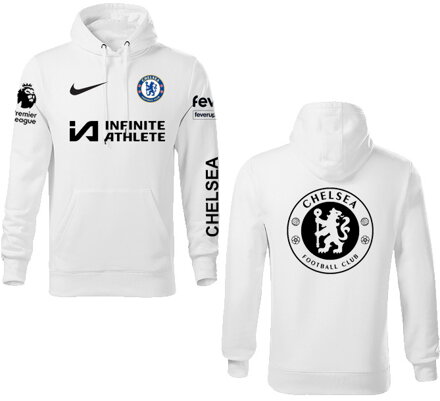 Mikina FC CHELSEA šport, biela