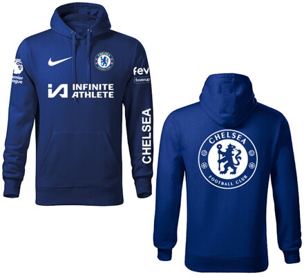 Mikina FC CHELSEA šport, modrá