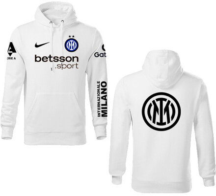 Mikina INTER MILAN šport, biela