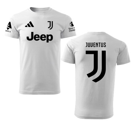 Tričko JUVENTUS šport, biele