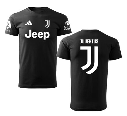 Tričko JUVENTUS šport, čierne
