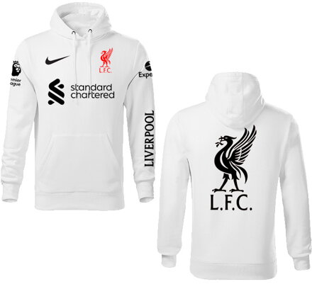 Mikina F.C.LIVERPOOL šport, biela
