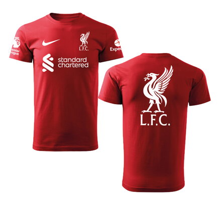 Tričko F.C.LIVERPOOL šport, červené