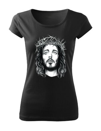 Dámske tričko JESUS, čierne