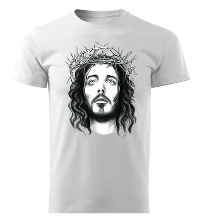 Tričko JESUS, biele