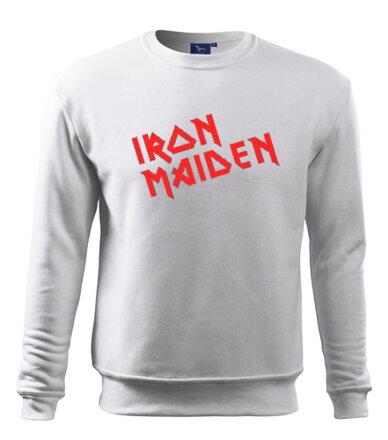 Mikina IRON MAIDEN, biela