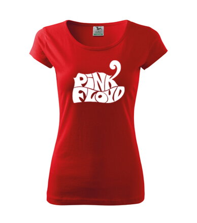 Dámske tričko PINK FLOYD, červene