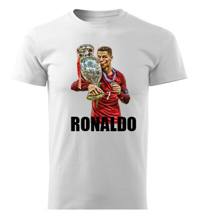 Tričko RONALDO, biele