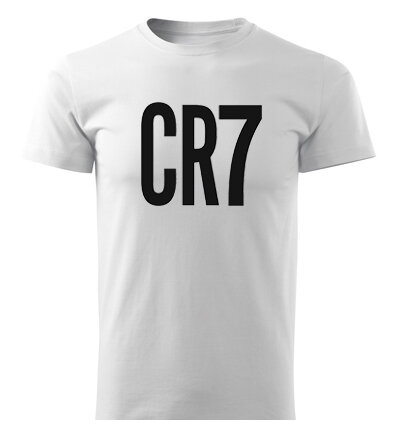 Tričko CR7, biele