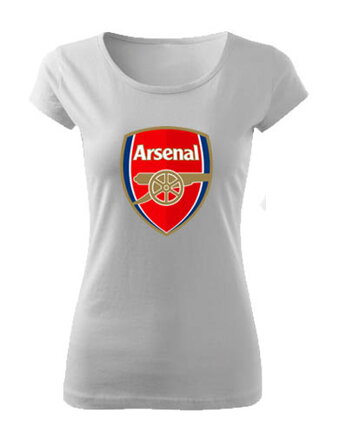 Dámske tričko ARSENAL, biele 1