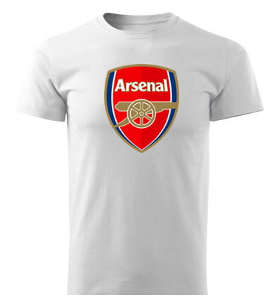 Tričko ARSENAL, biele 1