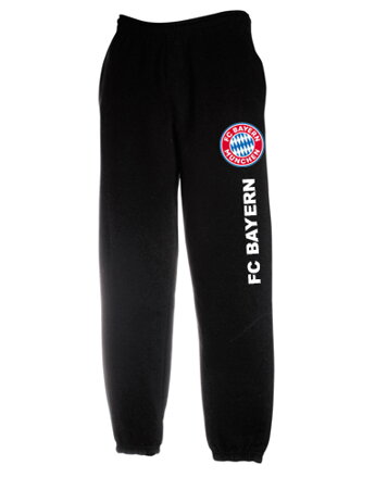 Tepláky BAYERN, čierne