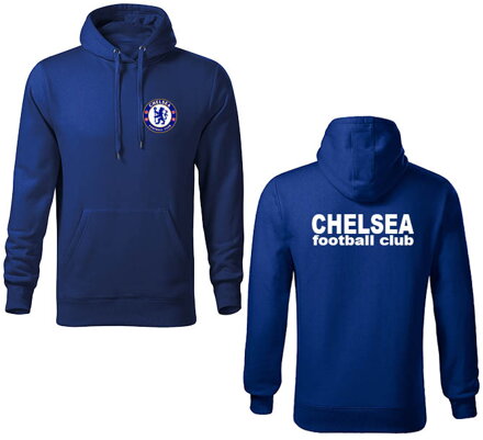Mikina s kapucňou F.C.Chelsea, modrá