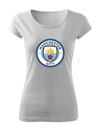 Dámske tričko MANCHESTER CITY, biele