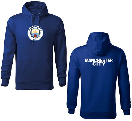 Mikina s kapucňou MANCHESTER CITY, modrá 2