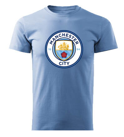 Tričko MANCHESTER CITY, svetlomodré