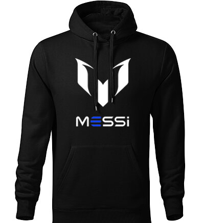 Mikina s kapucňou MESSI, čierna