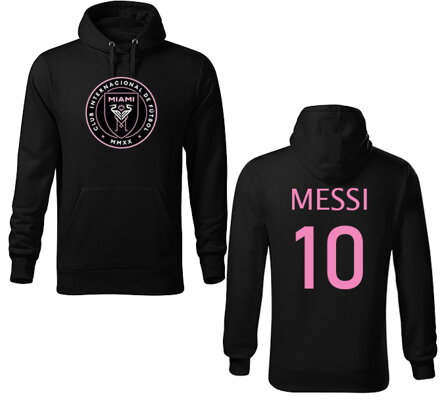 Mikina s kapucňou INTER MIAMI / MESSI 10, čierna