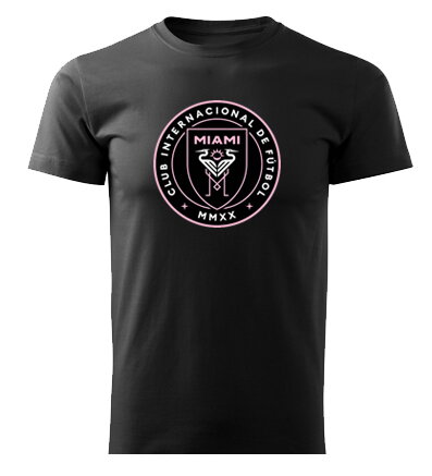 Tričko INTER MIAMI, čierne