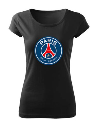 Dámske tričko PSG, čierne