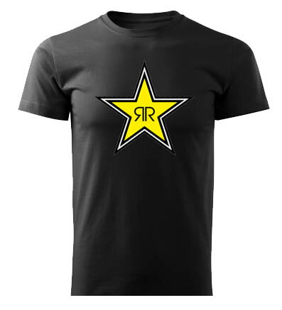 Tričko RockStar, čierne