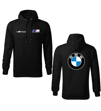 Mikina s kapucňou BMW M-Power, čierna 2