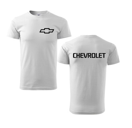 Tričko CHEVROLET, biele 2