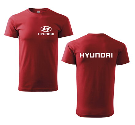 Tričko HYUNDAI, červené 2