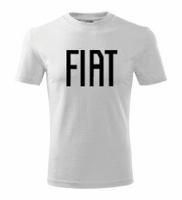 Tričko Fiat, biele