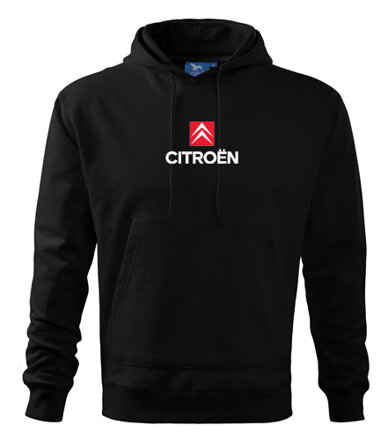 Mikina s kapucňou Citroen, čierna 2