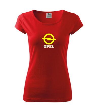 Dámske tričko Opel, červené