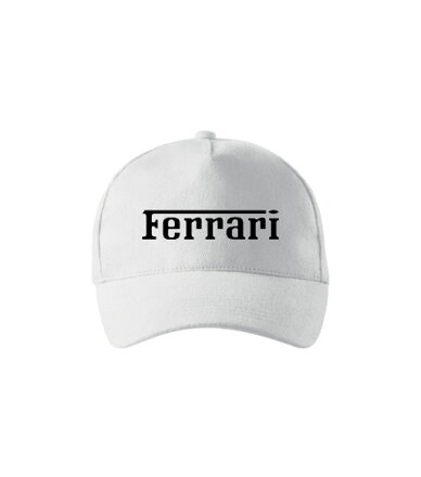 Šiltovka Ferrari, biela