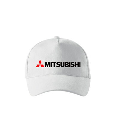 Šiltovka Mitsubishi, biela
