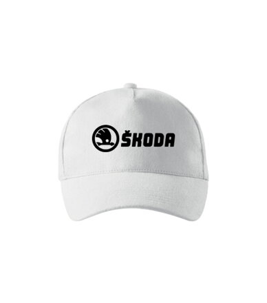 Šiltovka Škoda, biela 2