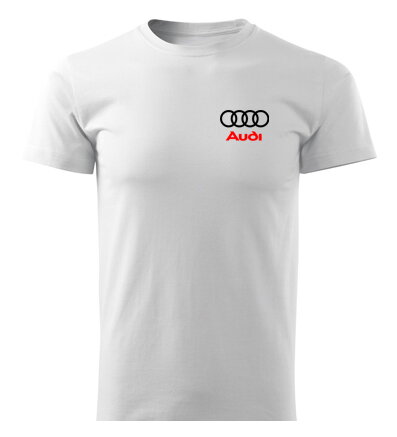 Tričko Audi, biele 2
