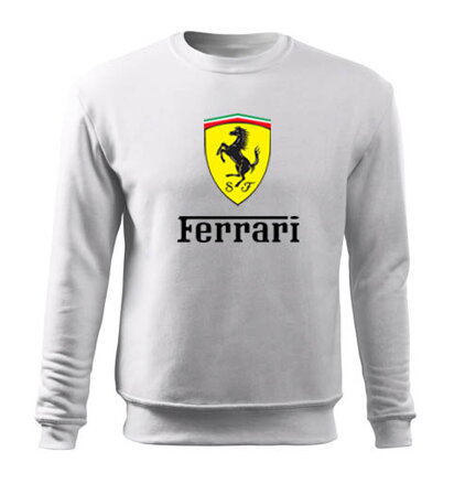 Mikina Ferrari, biela