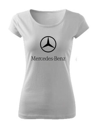 Dámske tričko Mercedes, biele