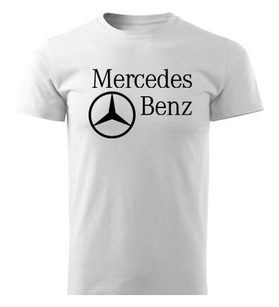 Tričko Mercedes, biele 2