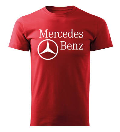 Tričko Mercedes, červené 2