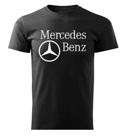 Tričko Mercedes, čierne 2