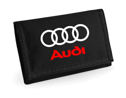 Peňaženka Audi, čierna