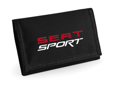 Peňaženka SEAT sport, čierna