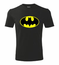 Tričko Batman, čierne